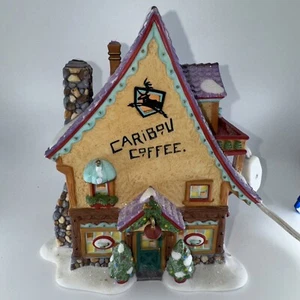 Serie Dept 56 North Pole: Caribou Coffee Shop - Retirado 2003 algunos daños - Imagen 1 de 5