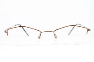 OPTICUNION Germany OU 61.334-01 Brille Eyeglasses Occhiali Halbrand Braun 50-19 - Bild 1 von 6