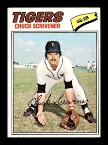 1977 Topps Chuck Scrivener #173 Rookie RC Detroit Tigers
