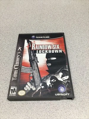 GameCube Replacement Case - NO GAME - Rainbow Six Lockdown Case Only - Image 1 of 2