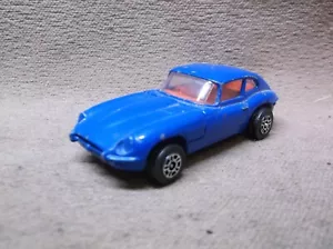 #247 CORGI JUNIORS LOOSE BLUE E TYPE JAGUAR 2+2 WHIZZWHEELS OPENING HOOD SPORTS - Picture 1 of 11