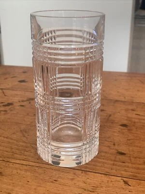 Vaso de cristal a cuadros Ralph Lauren Glen 6 1/4" NO RLL Foto 1 de 3