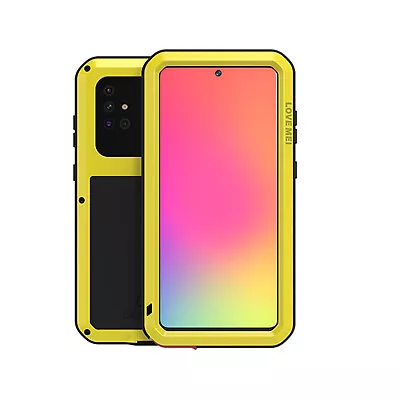 LOVE MEI Phone Case For Samsung Note20 Ultra A20 A30 A51 Shcokproof Metal New - Image 1 of 4