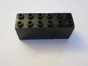 LEGO 73090b - BRIQUE LESTEE NOIR 6x2 - WEIGHT BOTTOM SEALED - BALLAST - BLACK - Imagen 1 de 3