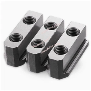 5" 6" 8" Soft JAWS T-NUTS 3 PCS / SET For Samchully CNC Lathe Chucks - Picture 1 of 16