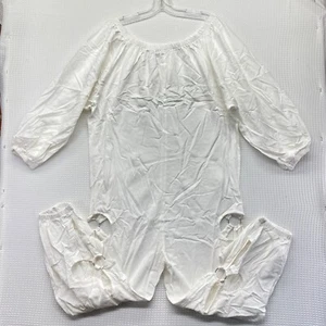 Woman’s 1-Piece White Pant Suit by Chicme; Size:  M - NWT - Picture 1 of 5