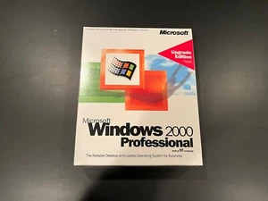 Microsoft Windows 2000 Professional Upgrade Edition Sealed - Picture 1 of 6