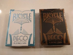Bicycle Deco Silver and Bronze Decks Set Encarded Paul Carpenter - RARE - Picture 1 of 10
