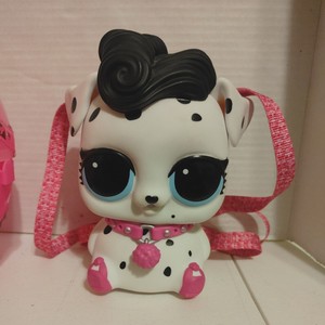 L.O.L Surprise Biggie Pets Dalmatian Coin Bank Backpack Toy MGA Entertainment
