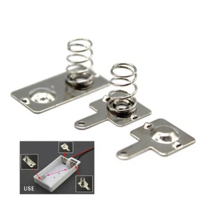 7# AAA Battery Holder Compartment Handset Terminal Set Spring Solder Tabs Remote - Picture 1 of 7