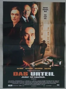 P166 Original Kinoplakat DAS URTEIL John Cusack Dustin Hoffman - Picture 1 of 2