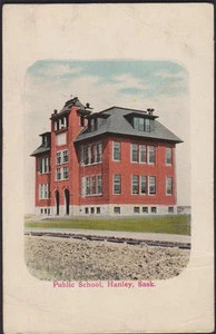 CANADA HANLEY, SASK. Public School , unused - Picture 1 of 1