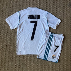 Ronaldo 7 RM Soccer Jersey Set, men & kid size