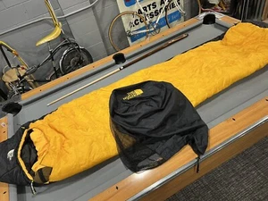 The North Face Yellow Snowshoes Polarguard Sleeping Bag Long Great Condition!! - Picture 1 of 15