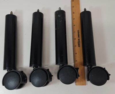 Rueda de bloqueo de patas base ajustables 9,5" metal tempurpédico número de sueño juego de 4 Foto 1 de 4