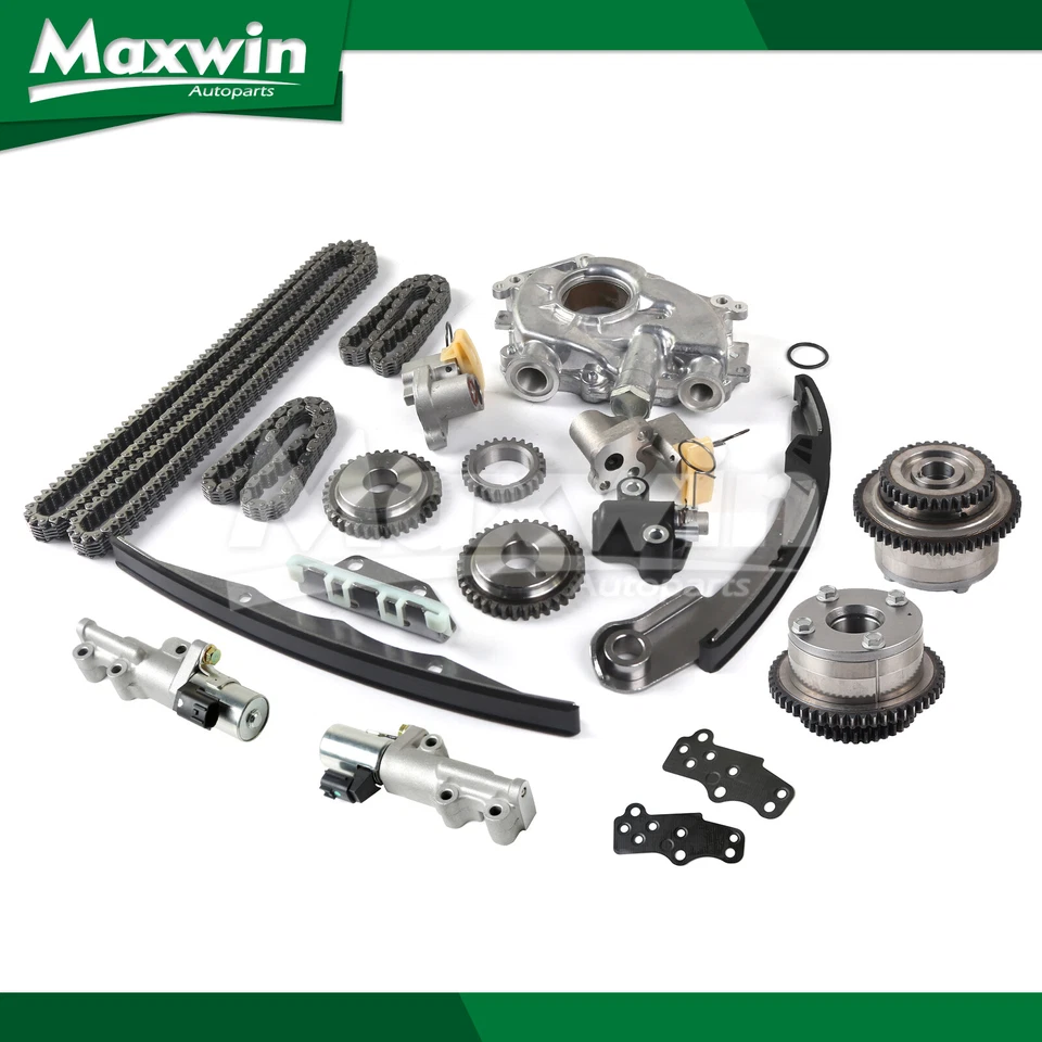 Kit de cadena de distribución VVT piñón solenoide bomba de aceite para Nissan NV1500 NV2500 NV3500  Foto 1 de 4