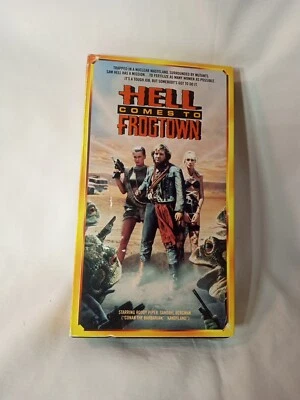 Hell Comes to Frogtown VHS Tape Roddy Piper Sci-Fi Action Horror 1988 Vintage - Image 1 of 4