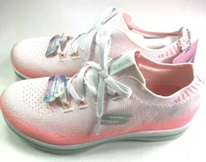 Skechers Skech-Air/ Womens/Memory Foam / Element Brisk Motion / White/Pink/Mint - Picture 1 of 9