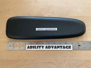 NEW: Permobil 13” 3G ARMPAD INSERT black leatherette, armrest arm pad. - Picture 1 of 12