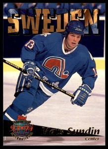 1993-94 Topps Stadium Club Mats Sundin Quebec Nordiques #425