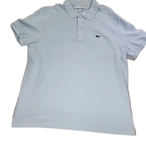 Original Lacoste Herren Slim Fit Kurzarm 3X Poloshirt hellblau NEU - Bild 1 von 11