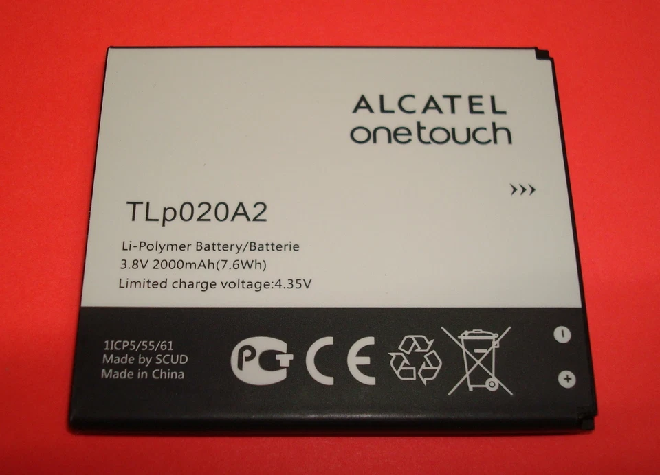 🔋 OEM Alcatel TLP020A2 Battery Replacement OneTouch Pop S3 Star A845L OT-505a - Image 1 of 2