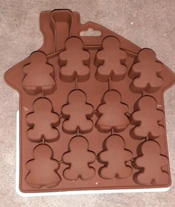 Nuovo stampo in silicone Wilton pan di zenzero uomo e ragazza taglia morso 12 - Foto 1 di 3