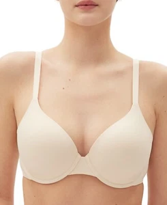 GAP GapBody Everyday Essentials T-Shirt Bra Womens 38D Pale Warm Pink Hook & Eye - Picture 1 of 13