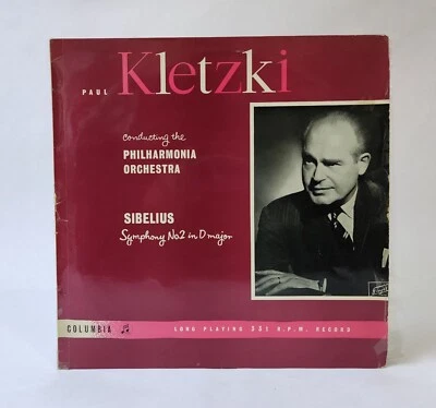 Paul Kletzki - Sibelius : Symphonie N° 2 En Ré Majeur - Disque Vinyle - Image 1 of 4