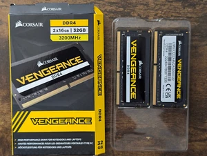 Corsair Vengeance SODIMM 32GB (2x16GB) DDR4 3200MHz C22 Memory for Laptop/Noteb - Photo 1/3
