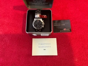 Wenger Swiss Military Chronograph Watch Stainless Steel - Picture 1 of 8