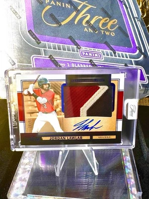 2025 Jordan Lawlar Panini Three And Two JK-JL /32 Blue Arizona Diamond Backs - Imagem 1 de 2