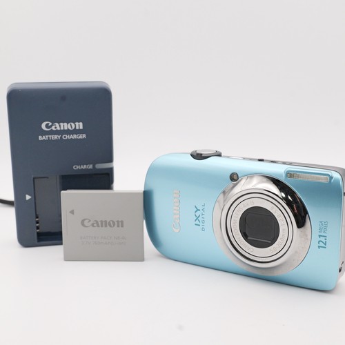 Canon PowerShot A1100 IS 12.1MP Digital Camera Blue w/ Box Working