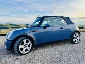 Mini Cooper Convertible In Blue ROOF FULLY WORKING - Picture 1 of 24