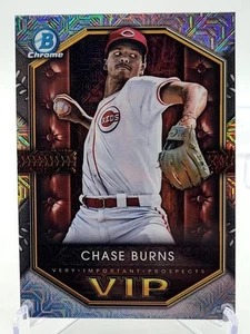 2025 Bowman Chrome Mega Box Mojo Refractor VIP-7 Chase Burns - Bild 1 von 2