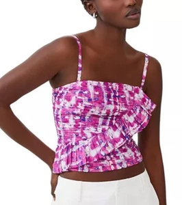 French Connection Aria Faris Printed Sleeveless Top Size 8 - Picture 1 of 8