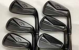 Callaway X FORGED Star 2024 Black Iron Set 6pcs 5-Pw Stiff N.S.Pro 950GH neo - Picture 1 of 9