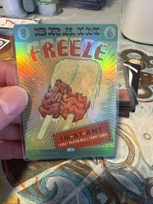 Brain Freeze NM Foil MTG Secret Lair Magic The Gathering - Image 1 of 3