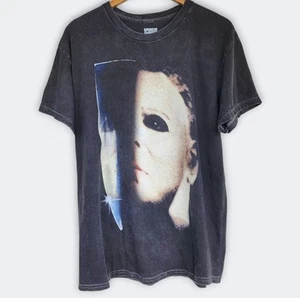 T-shirt Halloween Michael Myers American Classics uomo media horror davanti e dietro - Foto 1 di 10