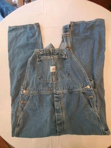 Vintage Lee Overall Dungaree Cotton Blue Denim A2 - Picture 1 of 16