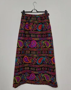 Vintage Alex Colman Rock Damen UK 8/10 California Paisley psychedelisch Hippie - Bild 1 von 11
