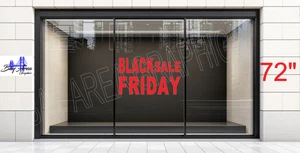 Black Friday Sale Vinyl Decal Promotion Sign for Stores oracal 651 Exterior - Picture 1 of 19