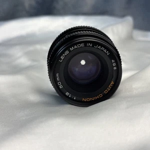 Lente de cámara automática Chinon 1:1,9 50 mm Japón - Imagen 1 de 12