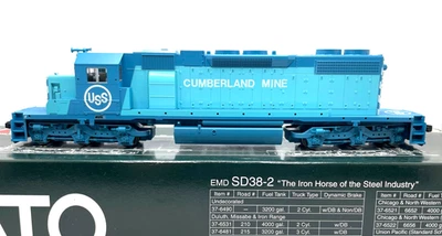 HO KATO 37-6491 EMD SD38-2 U.S. STEEL # 1 - Image 1 of 3