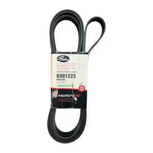 Gates Premium Serpentine Belt K081223, 8PK3103, 1-3/32" x 122-3/4" GREEN STRIPE - Foto 1 di 6