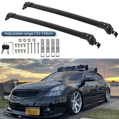 43.3" Car Luggage Carrier Cargo Roof Rack Cross Bar for Nissan Altima 2007-2020 Foto 1 de 4