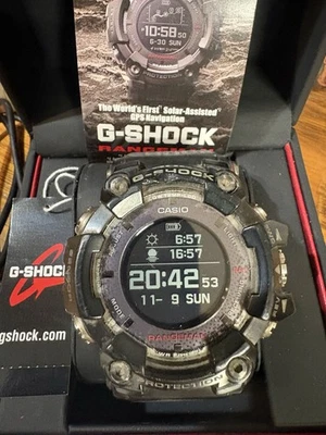 CASIO G-SHOCK RANGEMAN GPR-B1000-1JR GPS Solar Bluetooth часы Японии б/у - Изображение 1 из 4