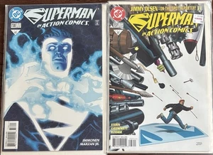 Comic Book 1997 Action Comics Superman 737 And 738 - Picture 1 of 2