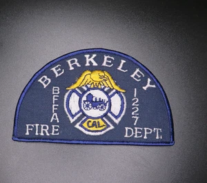 Berkeley California Fire Dept BFFA 1227 Patch - Picture 1 of 2