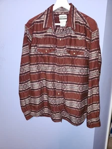 NICE Ariat Native American Aztec Long Sleeve Button Up Shirt - Men's Large - Picture 1 of 4